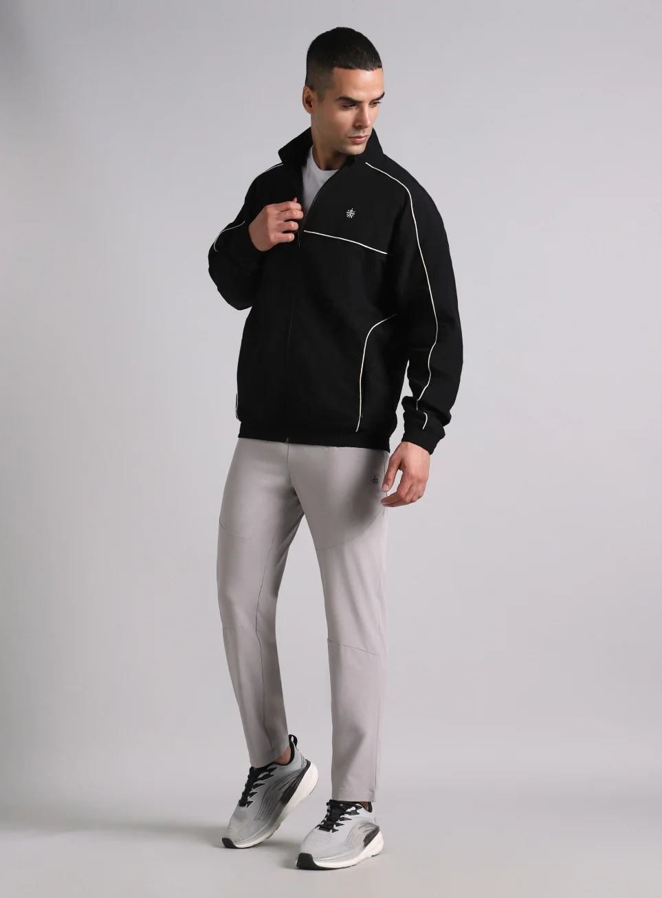 Men's Black Power Up Layering Train Jacket - Image 3