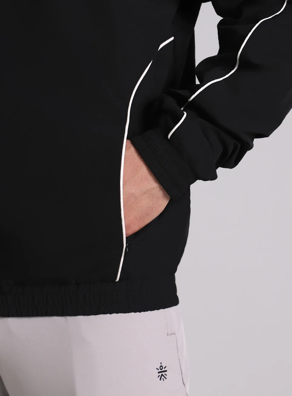 Men's Black Power Up Layering Train Jacket - Image 9