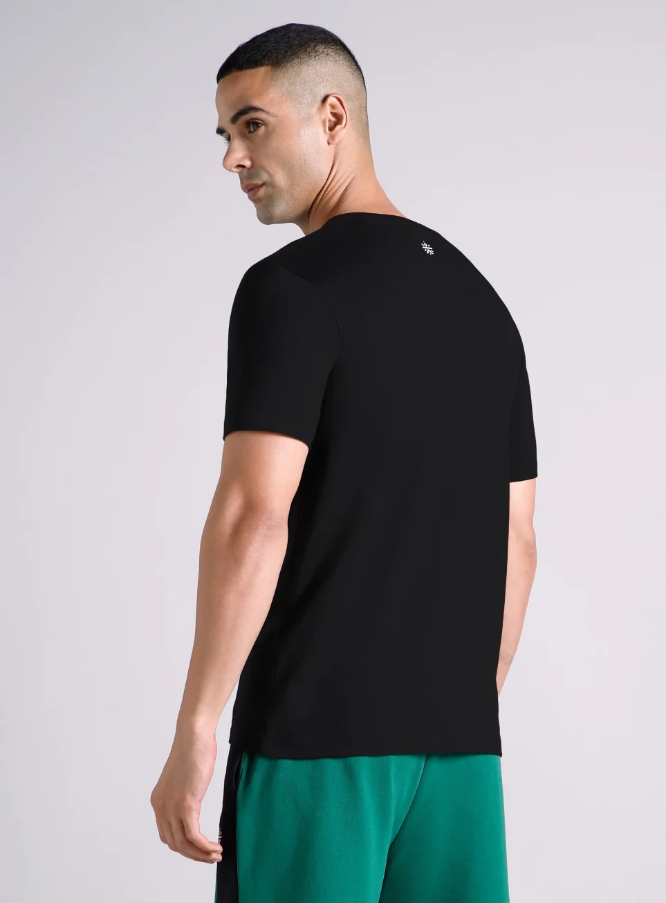 Men's Black Signature V-Man T-shirt - Image 6