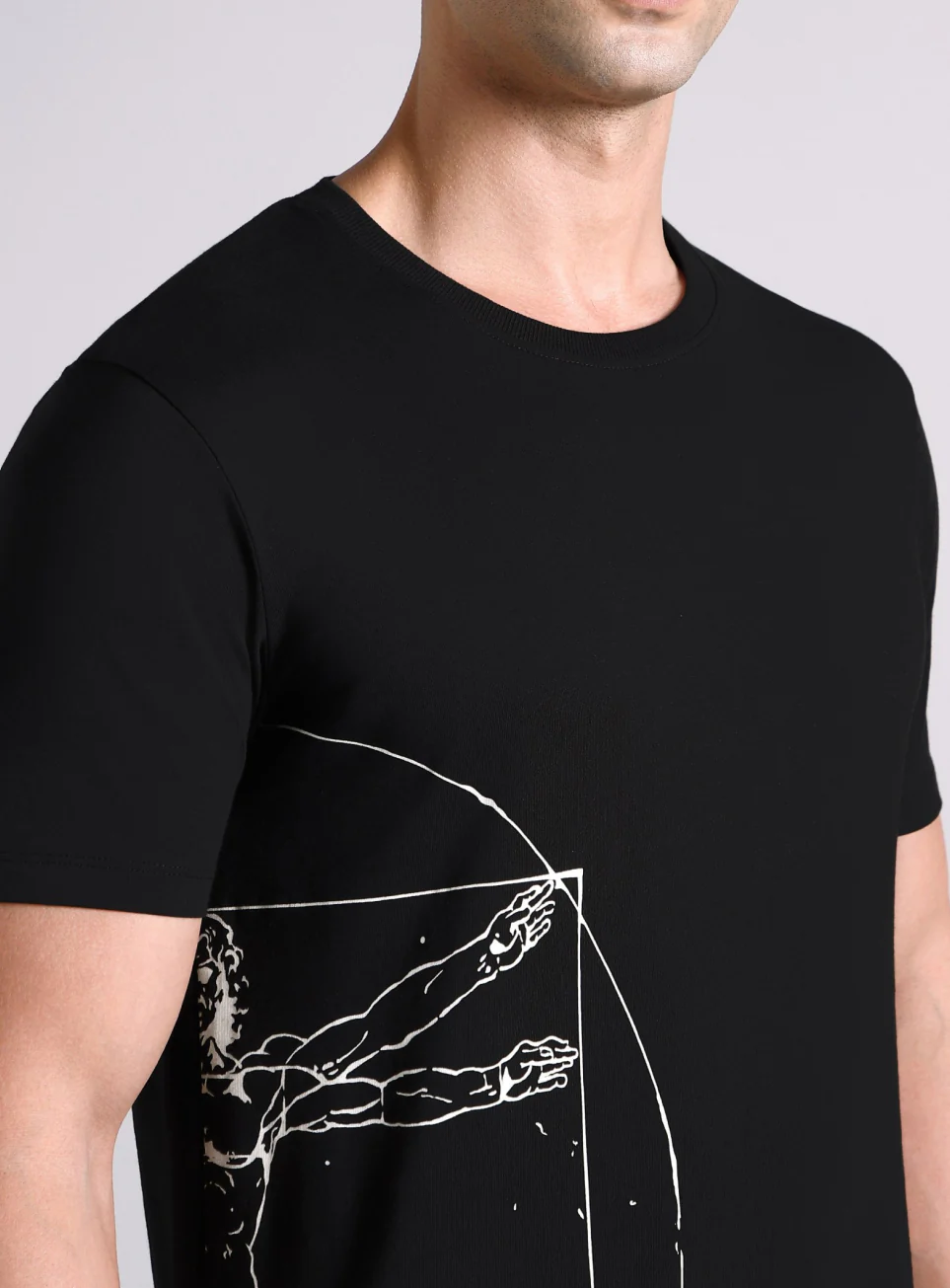 Men's Black Signature V-Man T-shirt - Image 7