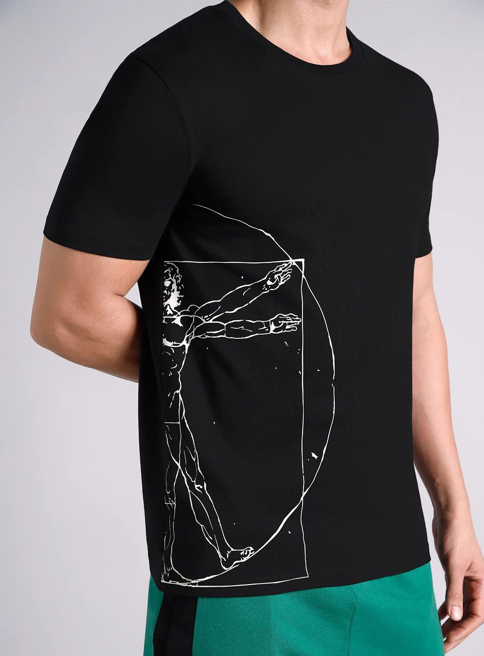 Men's Black Signature V-Man T-shirt - Image 9