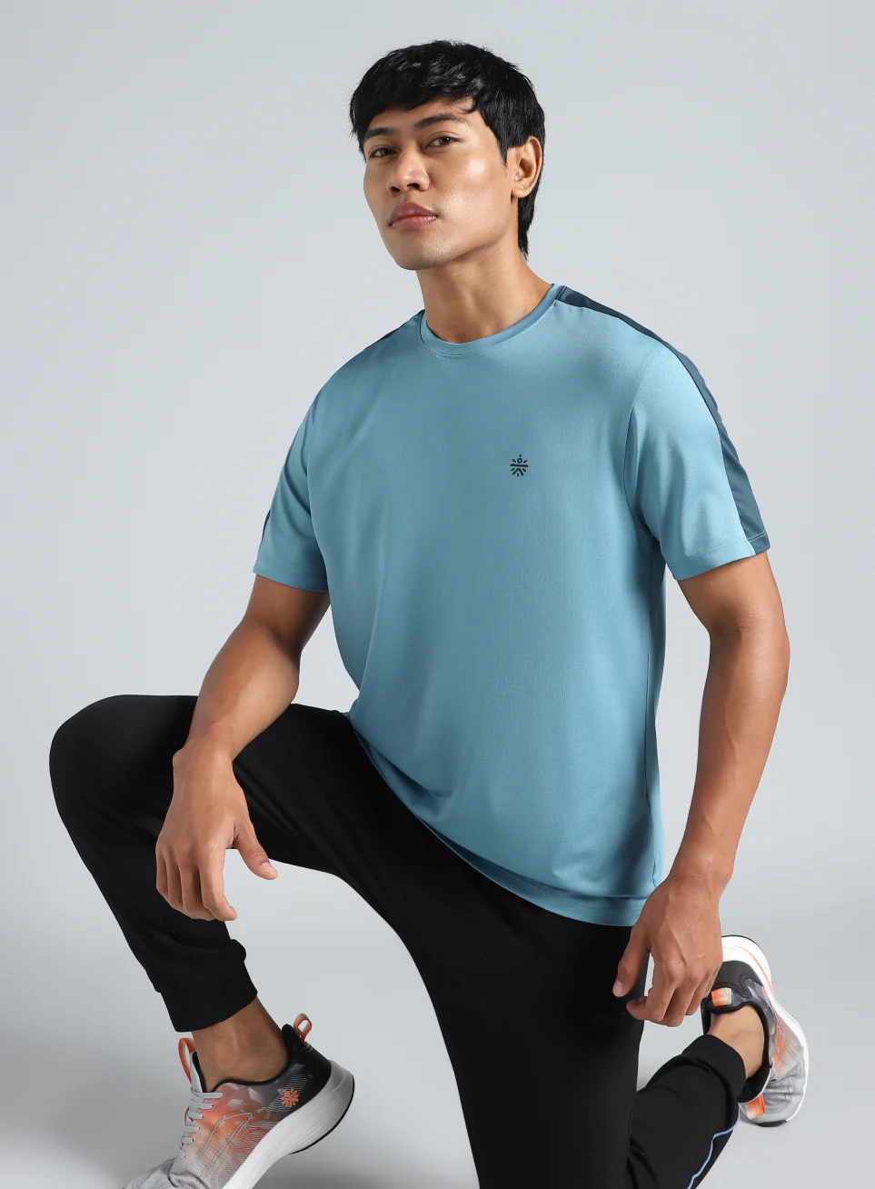Men's Blue Active T-shirt