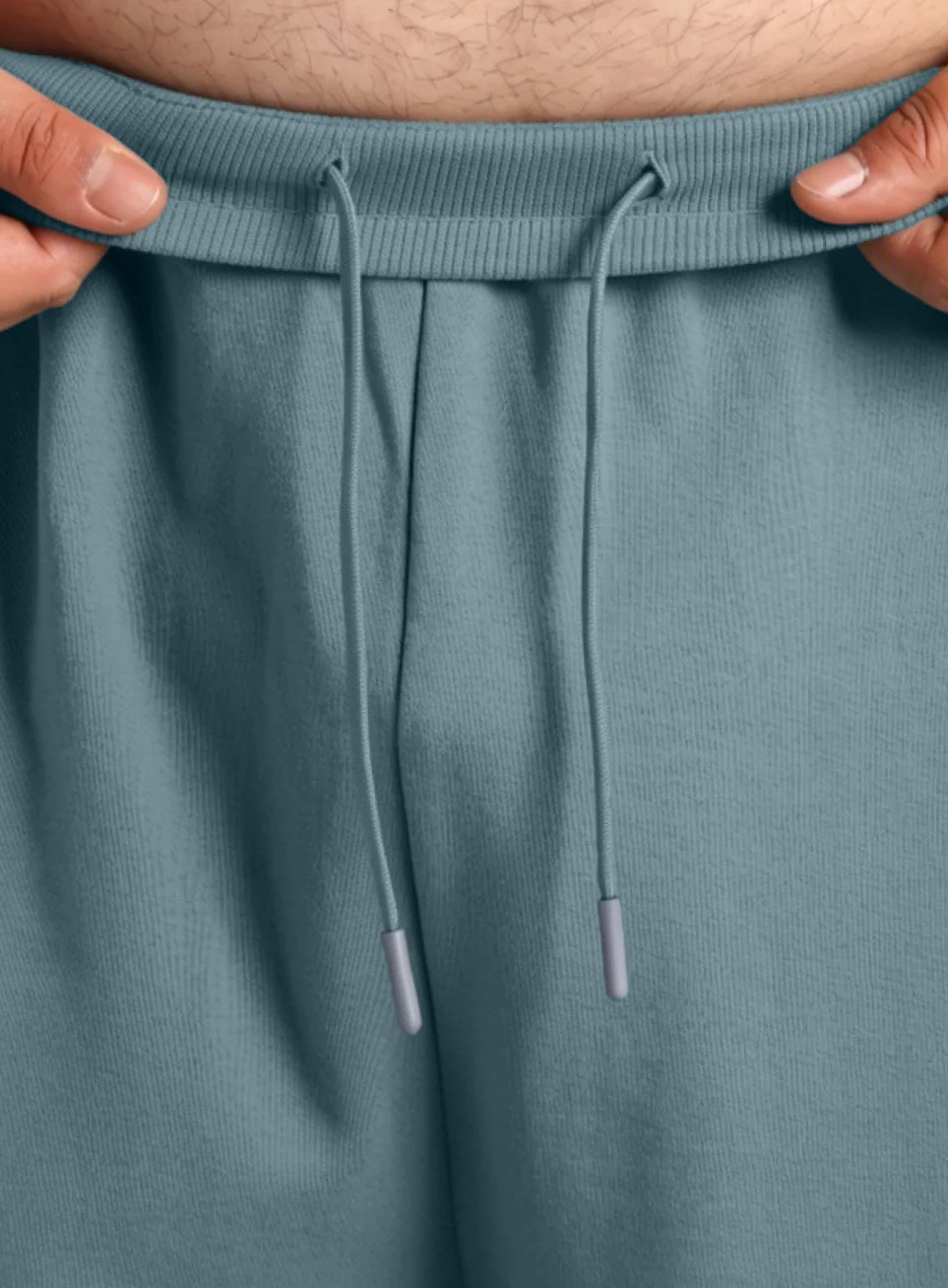 Men's Blue All Day Play Plus Size Straight Fit Trackpants - Image 8