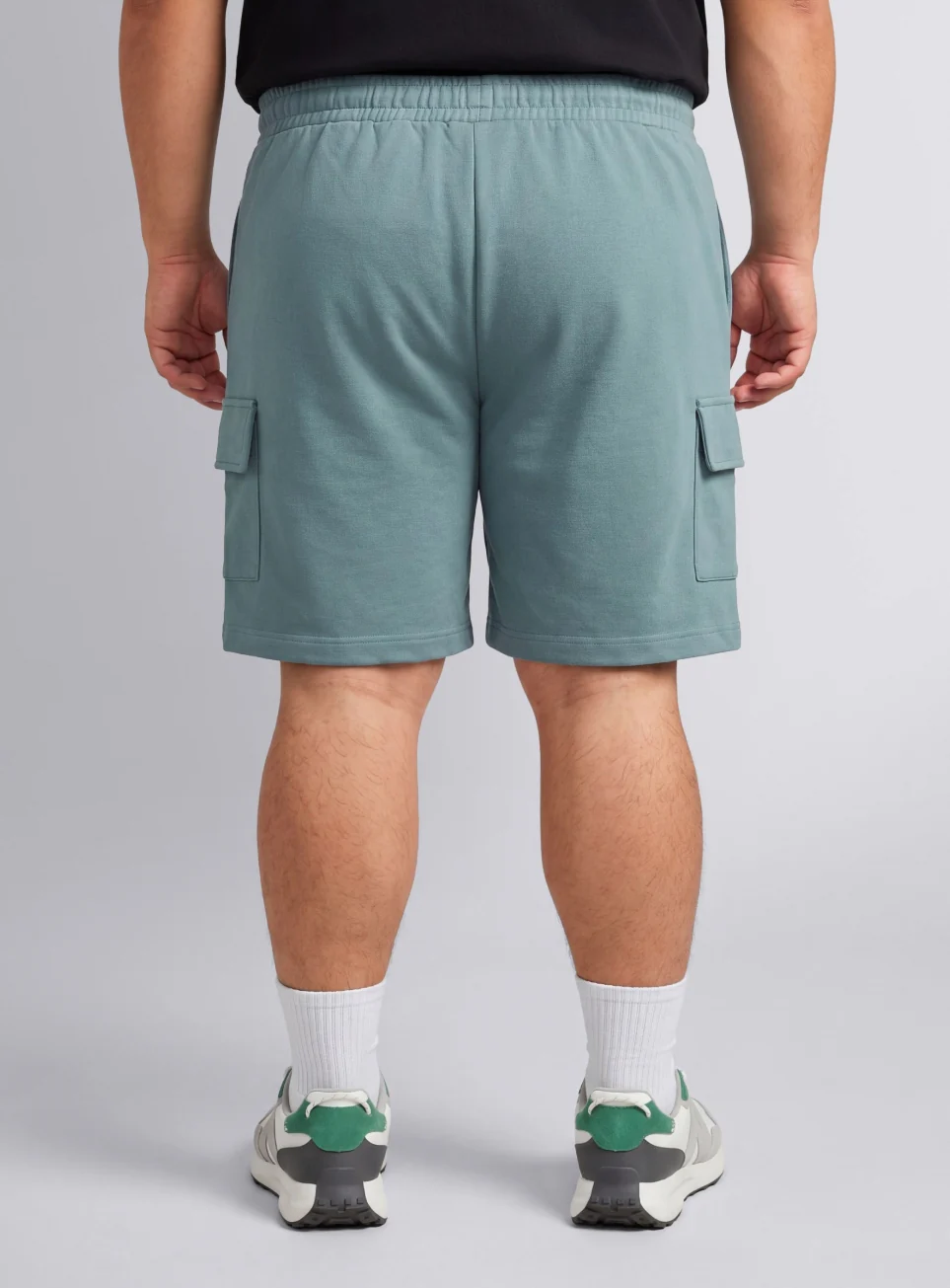 Men's Blue Move All Day Plus Size Cargo Shorts - Image 6