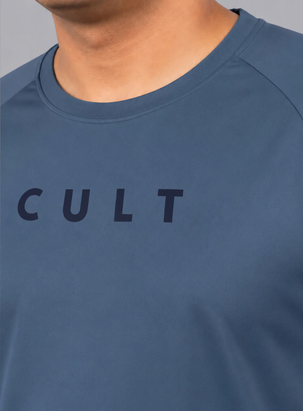 Men's Blue Plus Size Pro Run Athlete T-shirt - Image 7