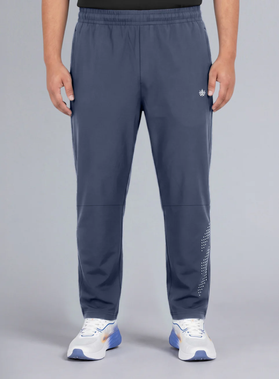 Men's Blue Ultimate Running Plus Size Trackpants - Image 4