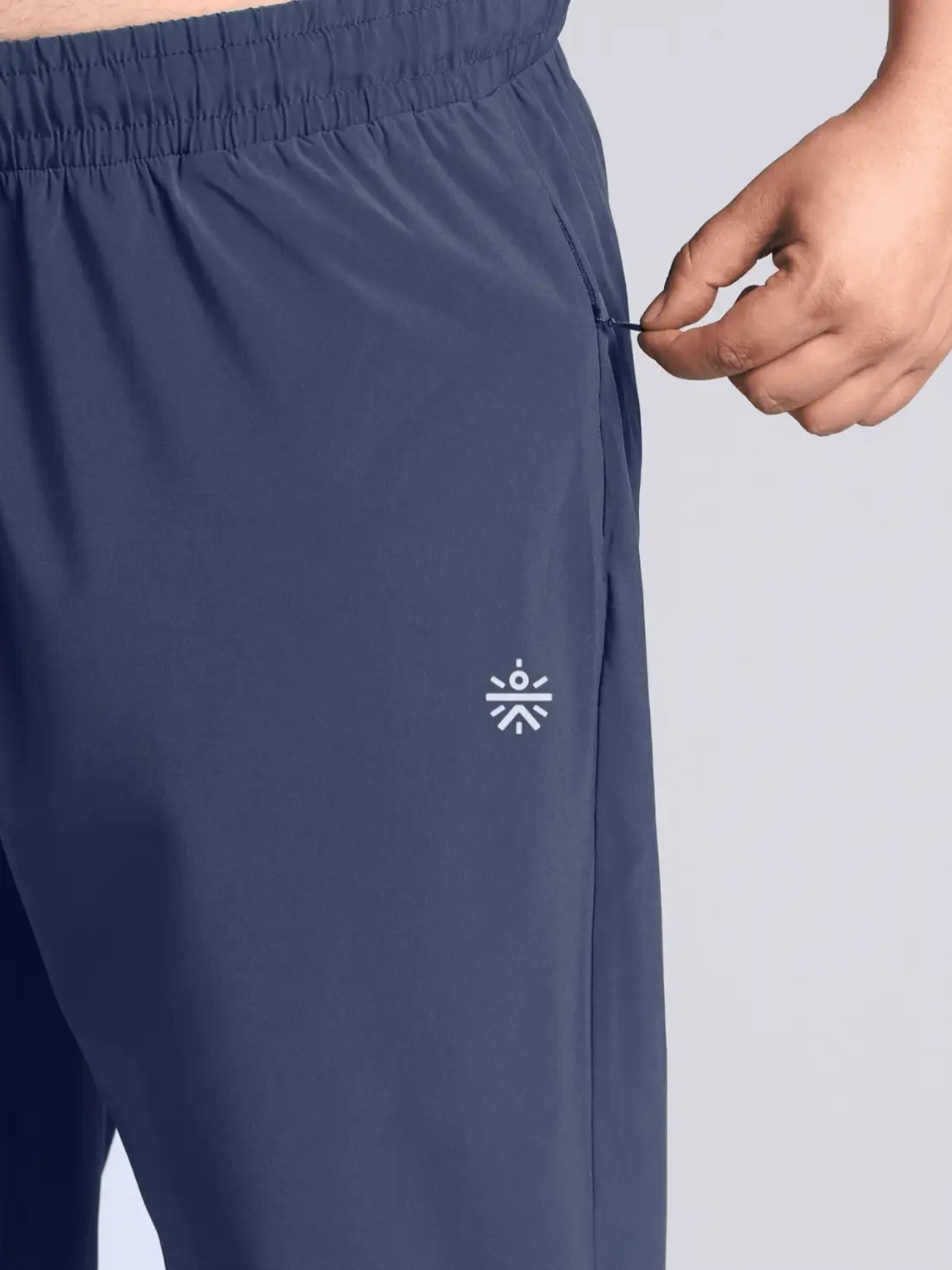Men's Blue Ultimate Running Plus Size Trackpants - Image 7