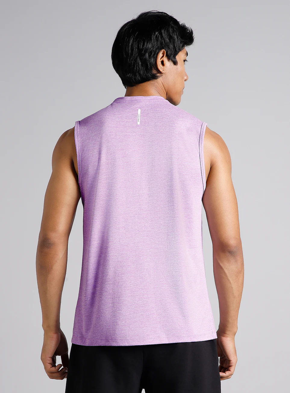 Men's Core COMFORtech Purple Muscle Tank - Image 6