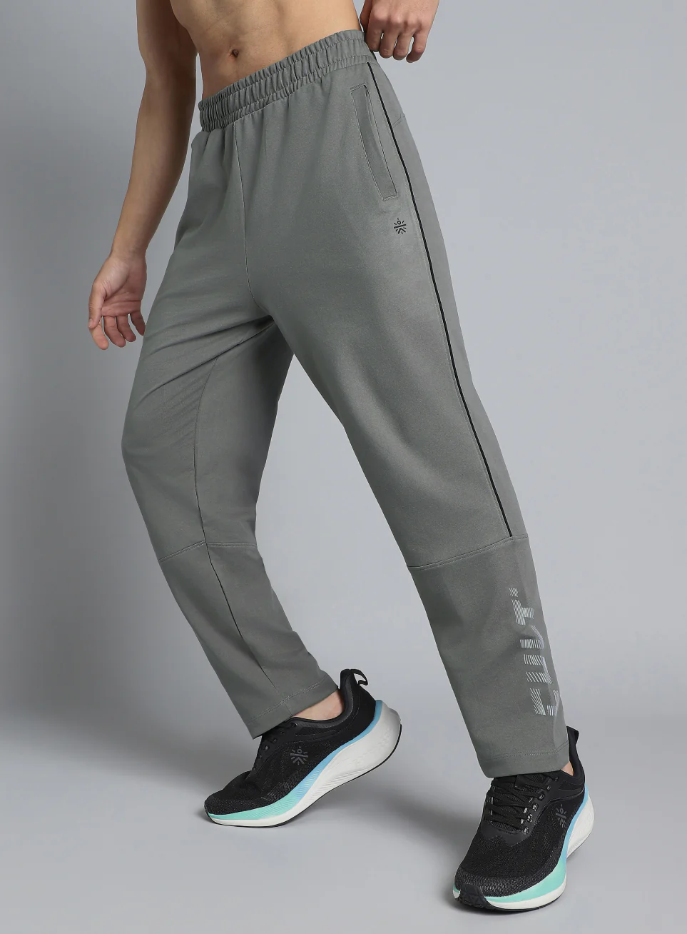 Men's Dark Grey Dance Brand Carrier Trackpants