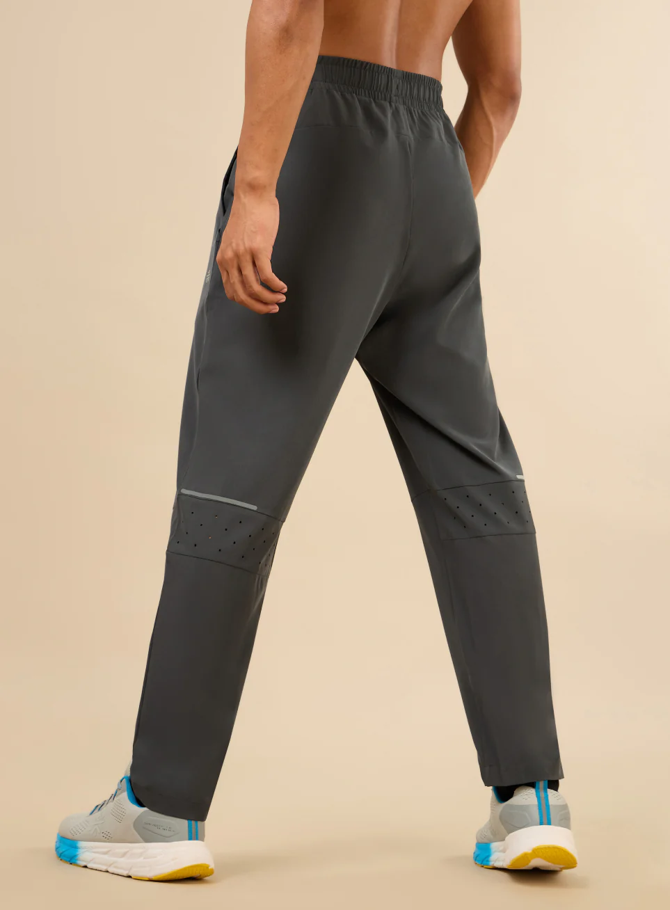 Men's Dark Grey Train Out Premium Trackpants