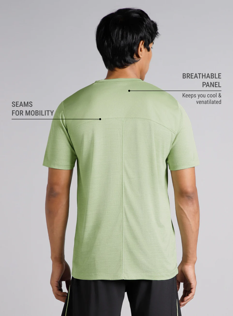 Men's Green All Format Training Pro T-shirt - Image 6
