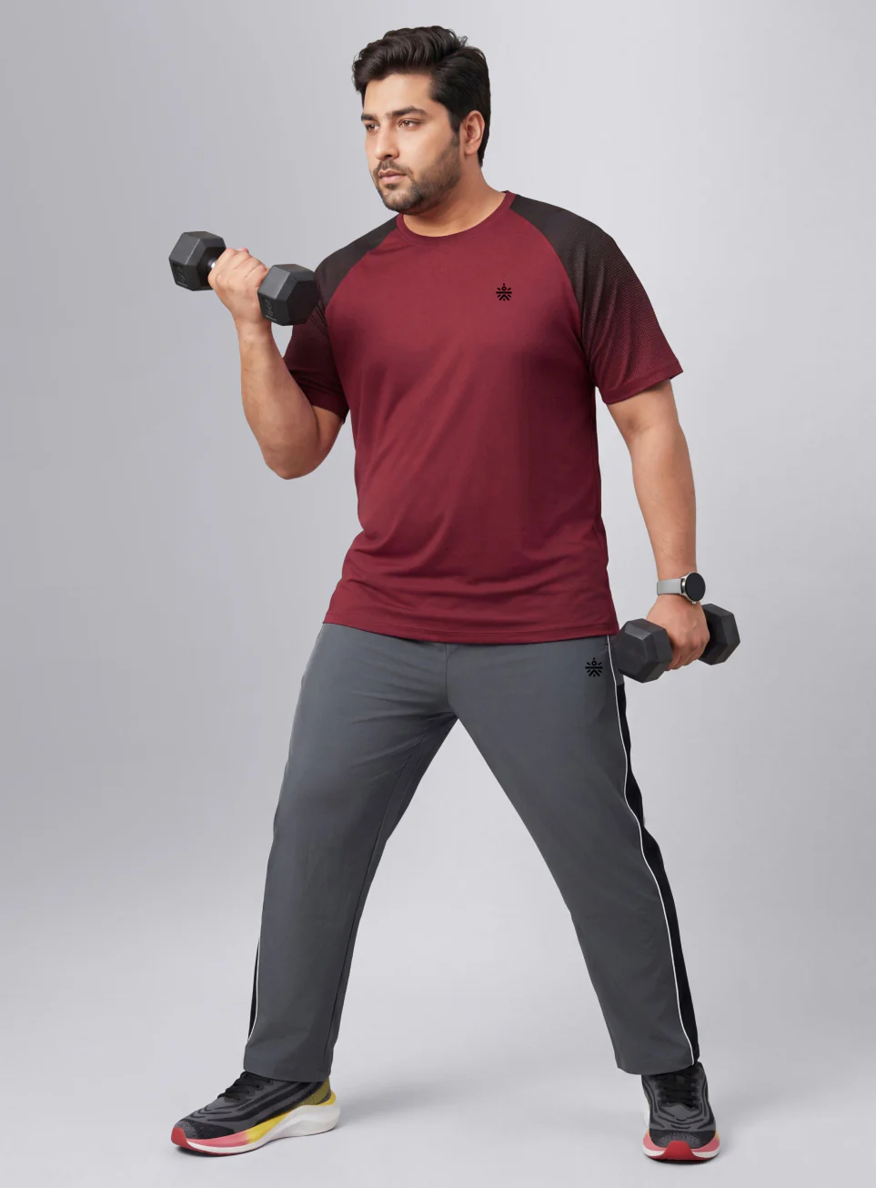 Men's Grey All Format Training Trackpants - Image 3