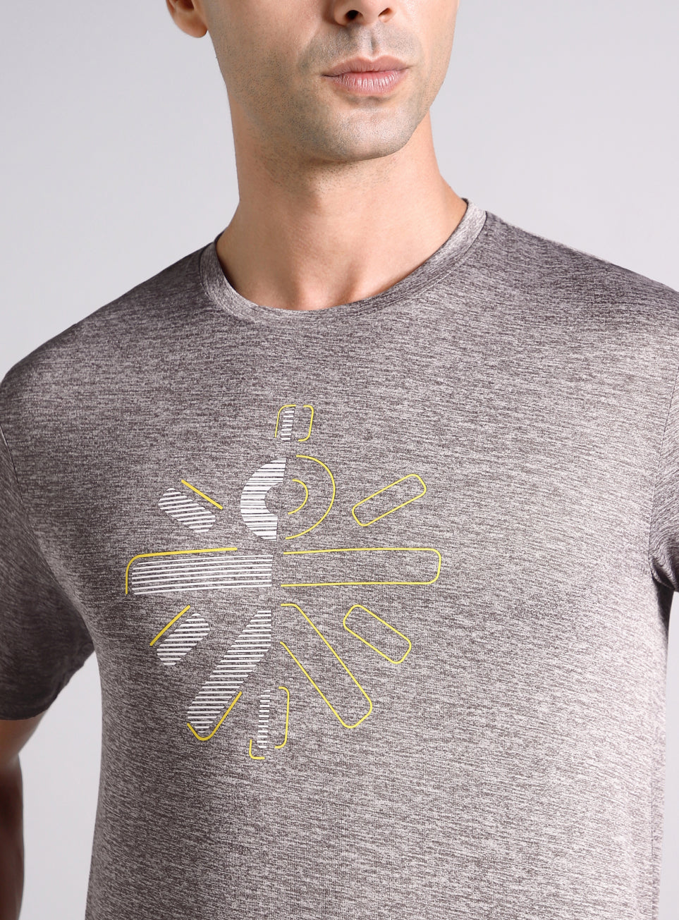 Men's Grey Training Essential T-shirt - Image 7