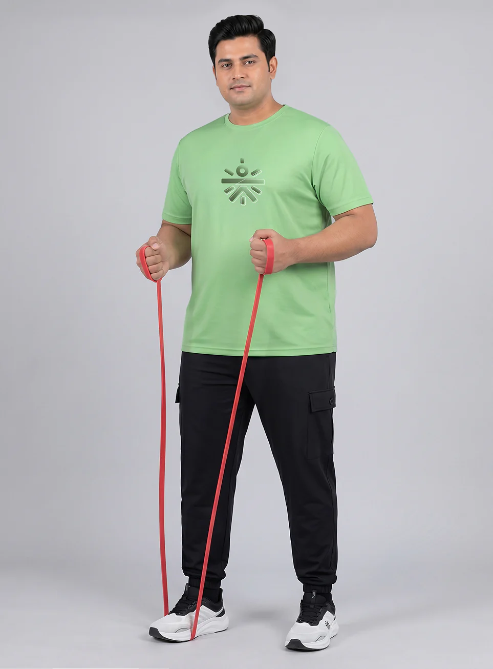 Men's Lime Cult Training Essential Plus Size T-shirt - Image 2