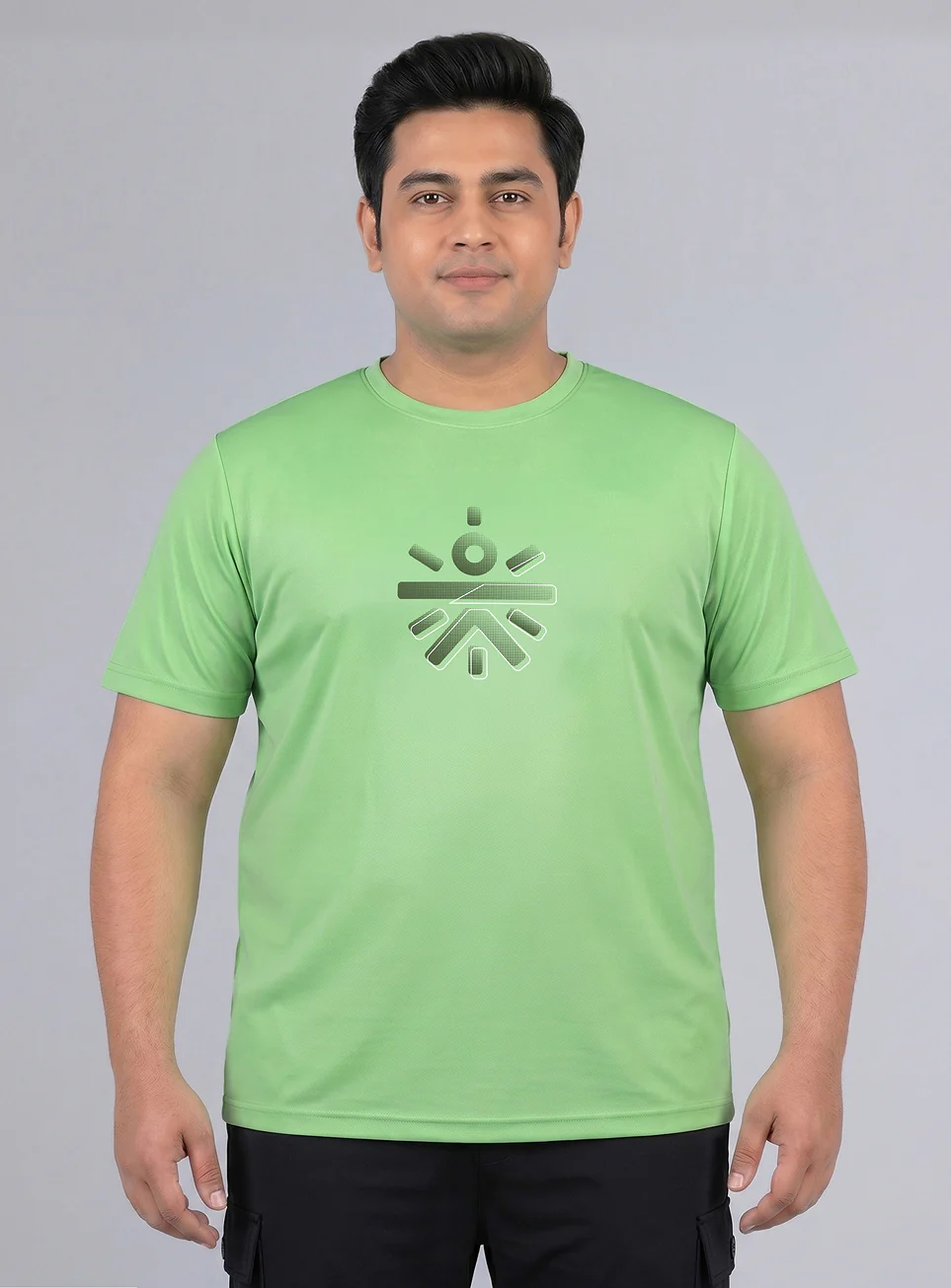 Men's Lime Cult Training Essential Plus Size T-shirt - Image 4