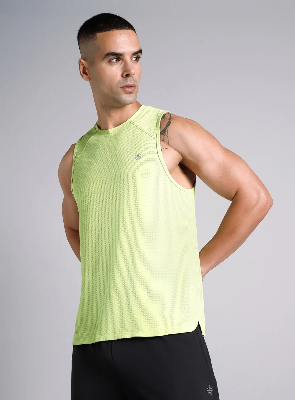 Men's Lime Everyday Runner's Tank