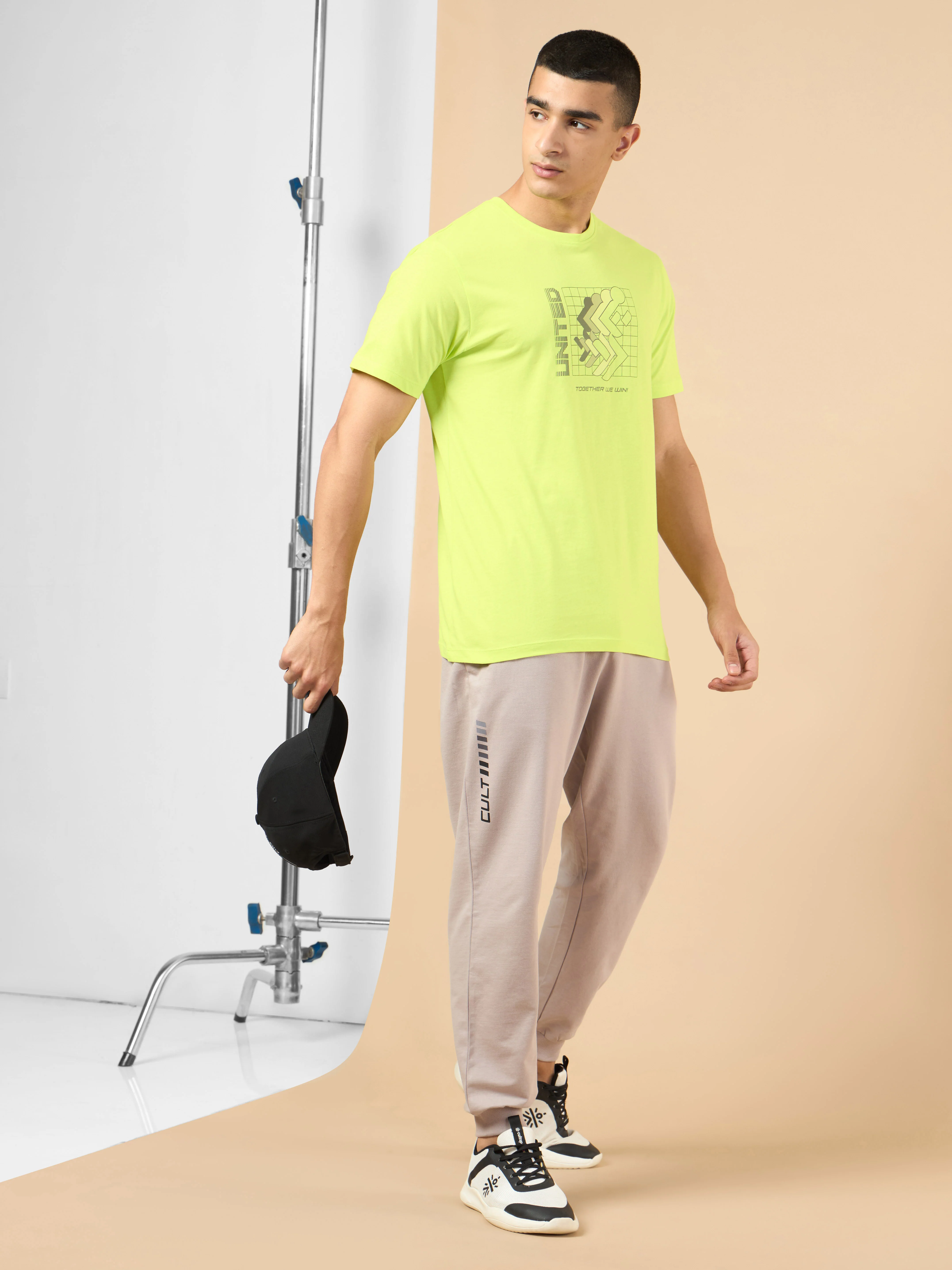 Men's Lime Marathon Graphic T-shirt - Image 2