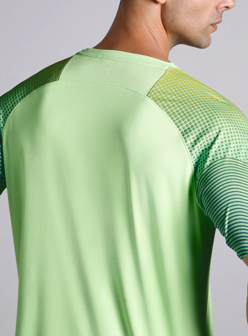 Men's Lime Pop Up Training Essential T-shirt - Image 8