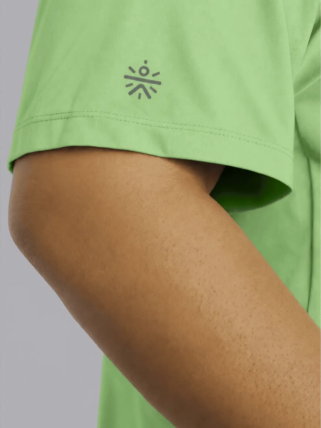 Men's Lime Ultimate Running Plus Size Regular Fit T-shirt - Image 7
