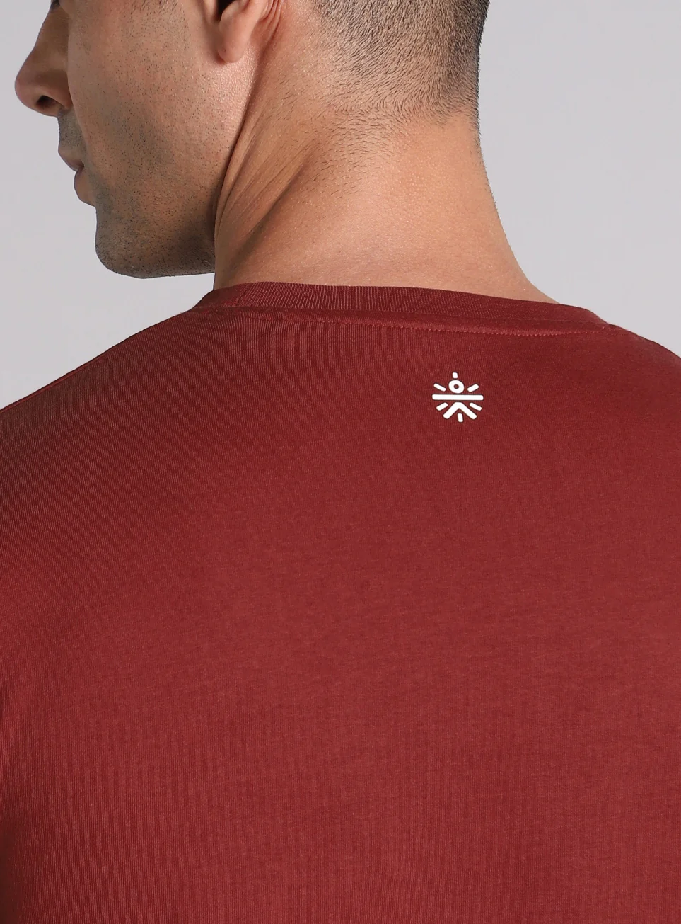 Men's Maroon Cult Graphic Full Sleeve T-shirt - Image 8