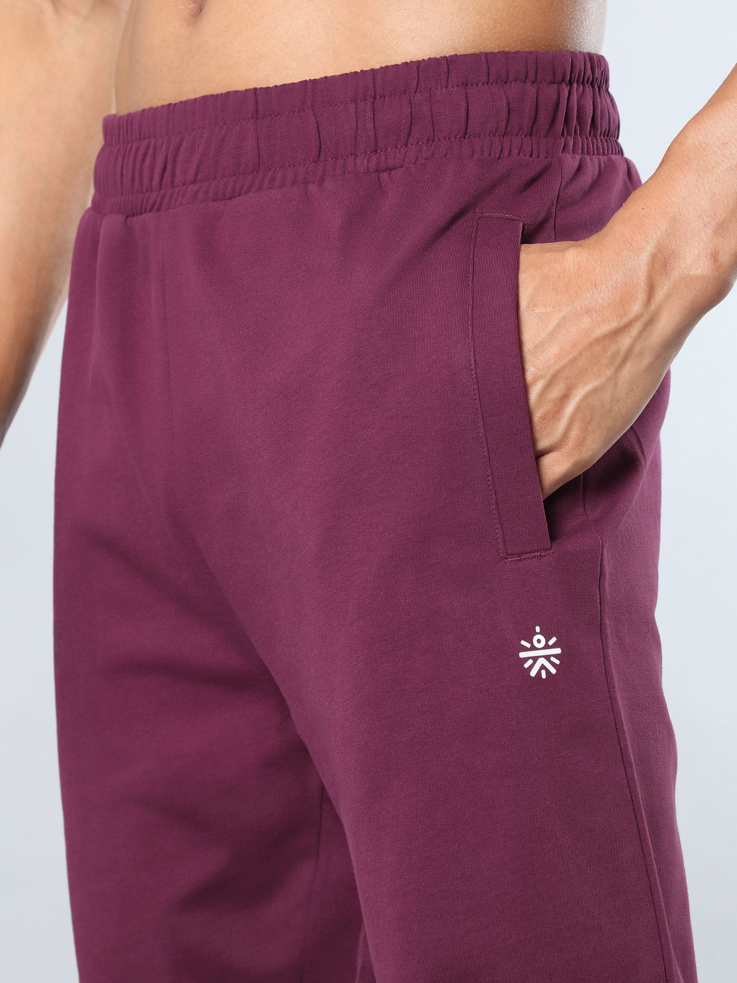 Men's Maroon Move it Joggers - Image 7