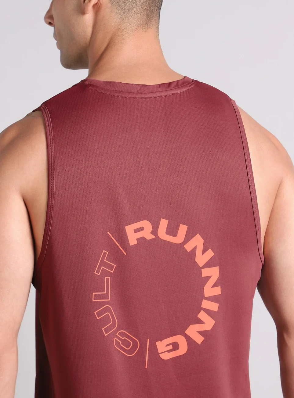 Men's Maroon Running Pro Tank - Image 9