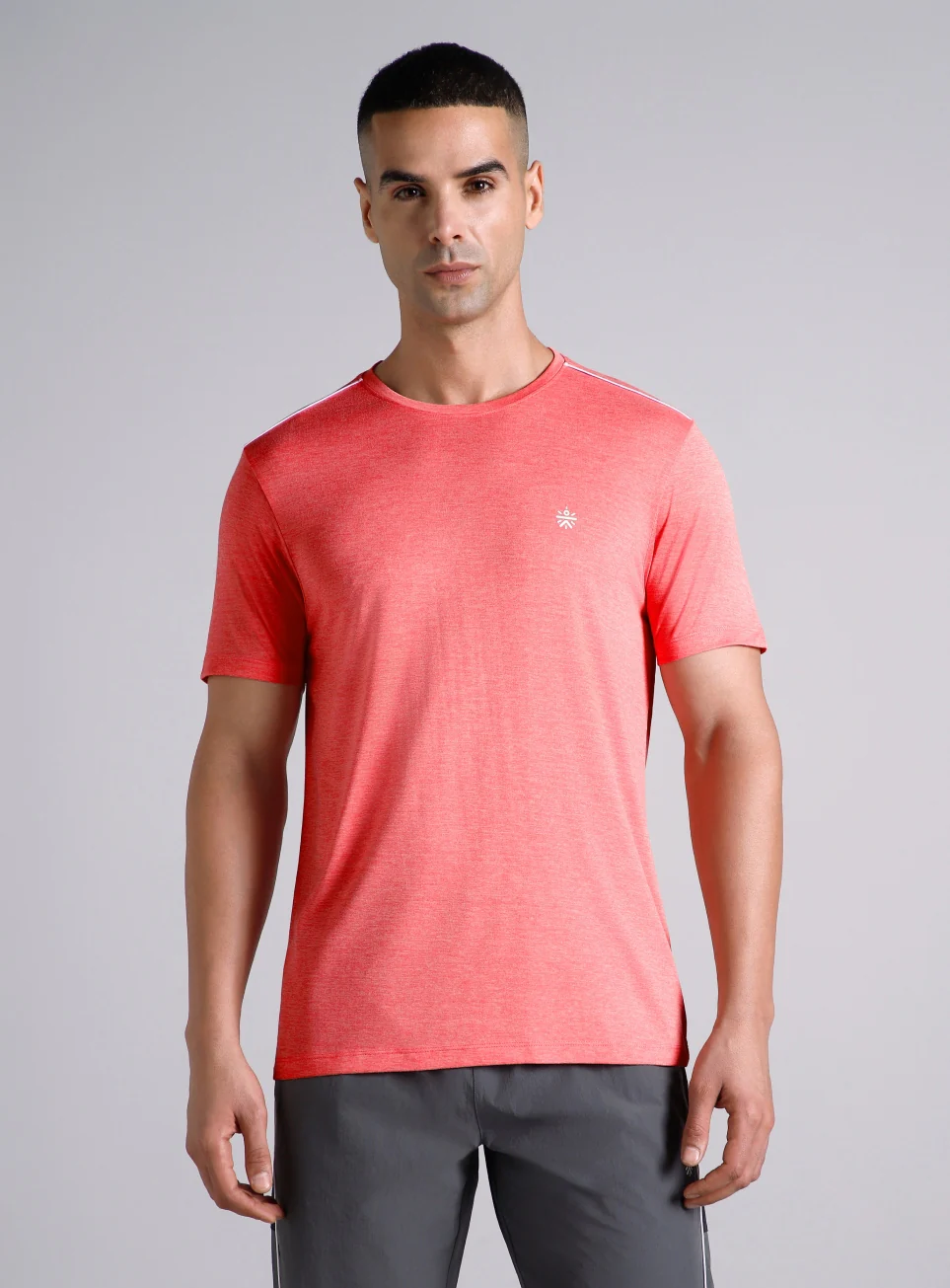Men's Move All Day Peach Comfortech T-shirt - Image 4