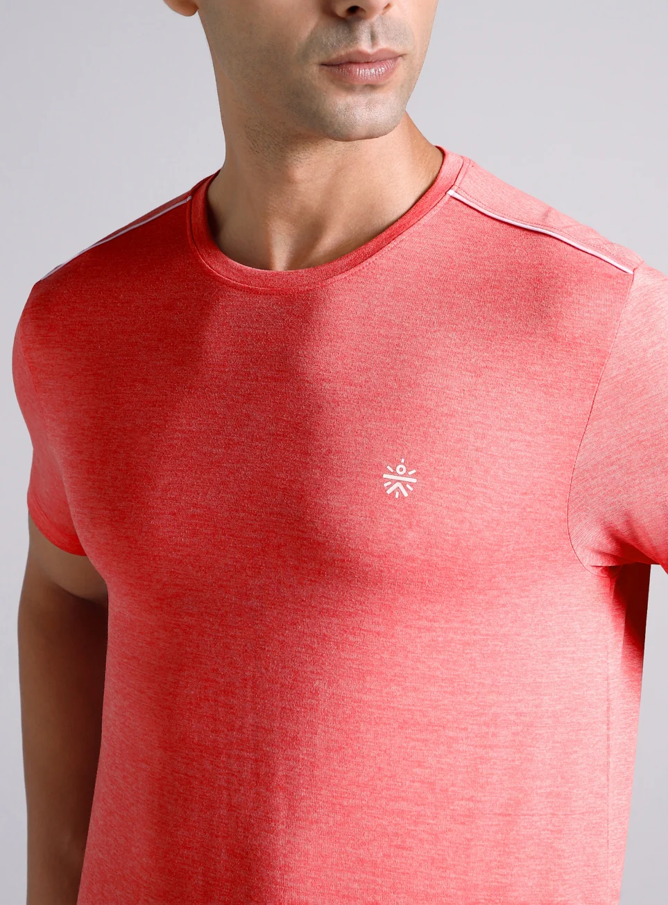 Men's Move All Day Peach Comfortech T-shirt - Image 7