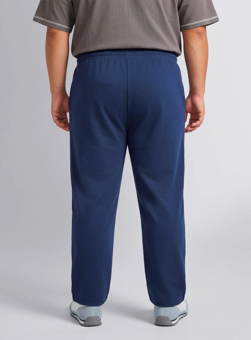 Men's Navy Beyond Play Plus Size Trackpants - Image 6