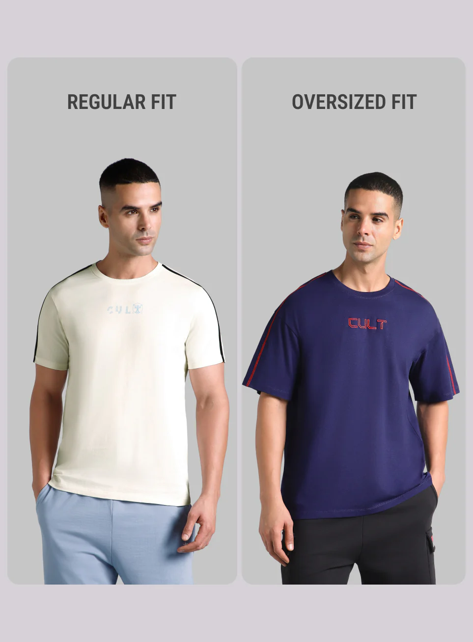Men's Navy Built Different Oversized Fit T-shirt - Image 11