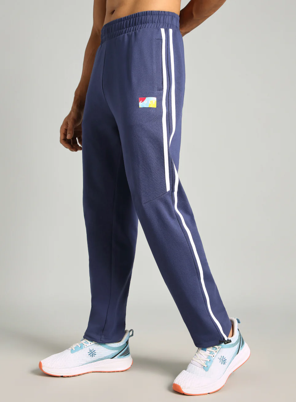 Men's Navy Cult Sporty Move Trackpants