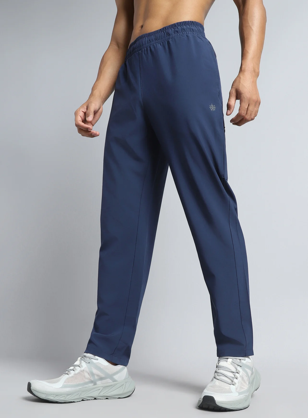 Men's Navy Run Elevate Trackpants