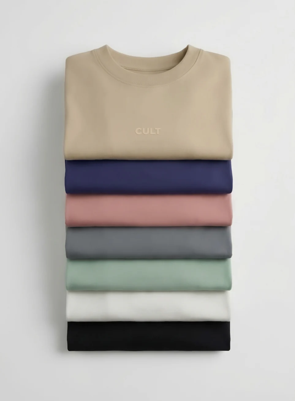 Men's Navy Soft Form Oversized T-shirt - Image 9