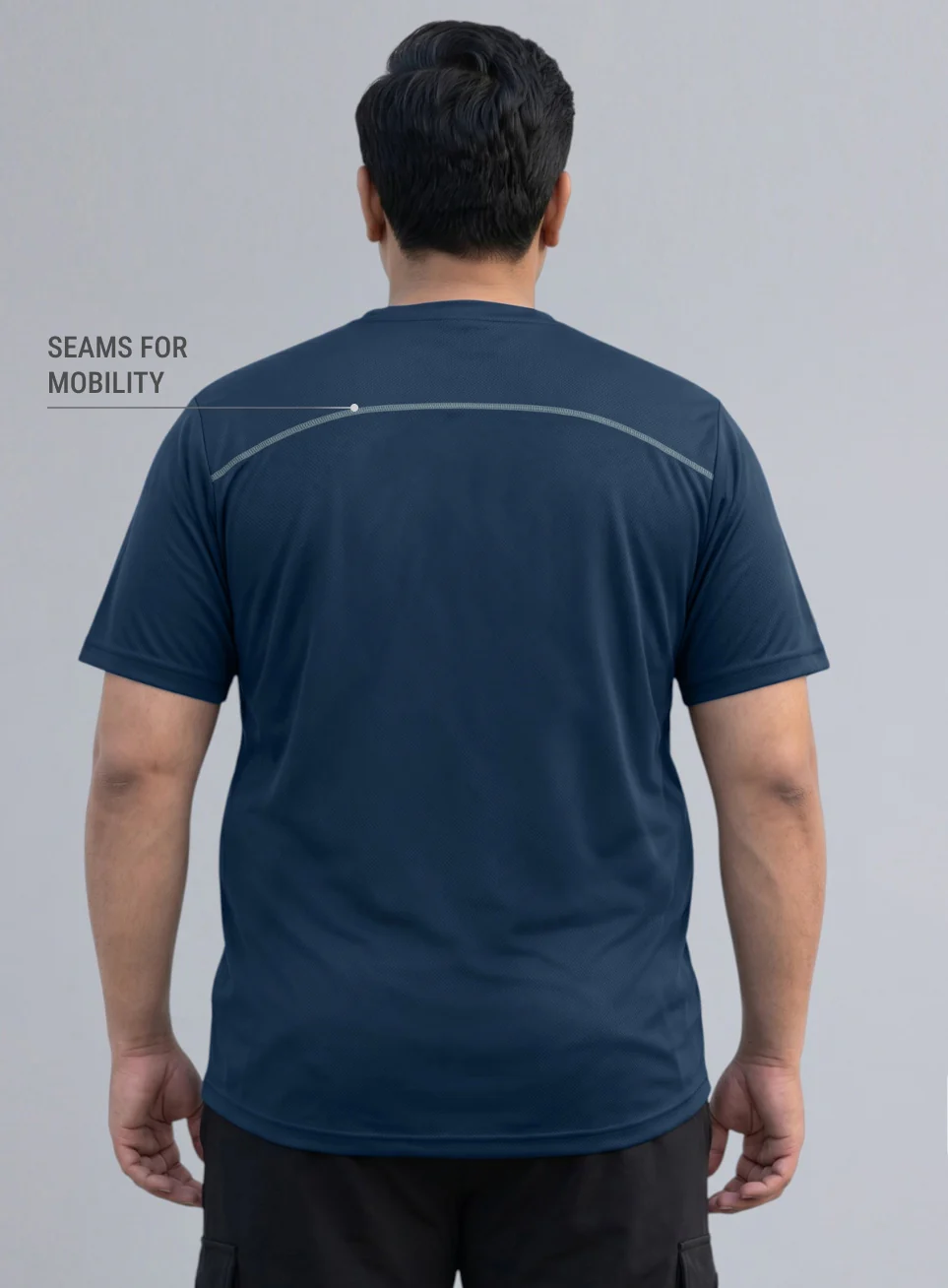 Men's Navy Training Essential Plus Size T-shirt - Image 6