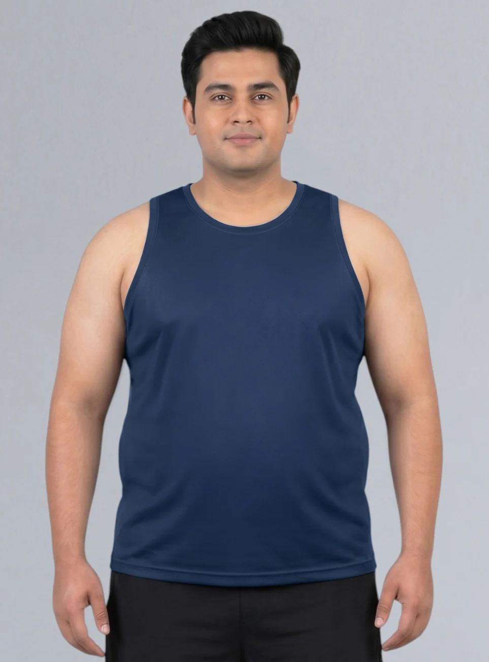 Men's Navy Training Essential Plus Size Tank - Image 4