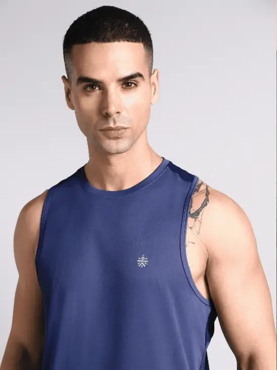 Men's Navy Urban Camo Motion Forward Running Tank - Image 7