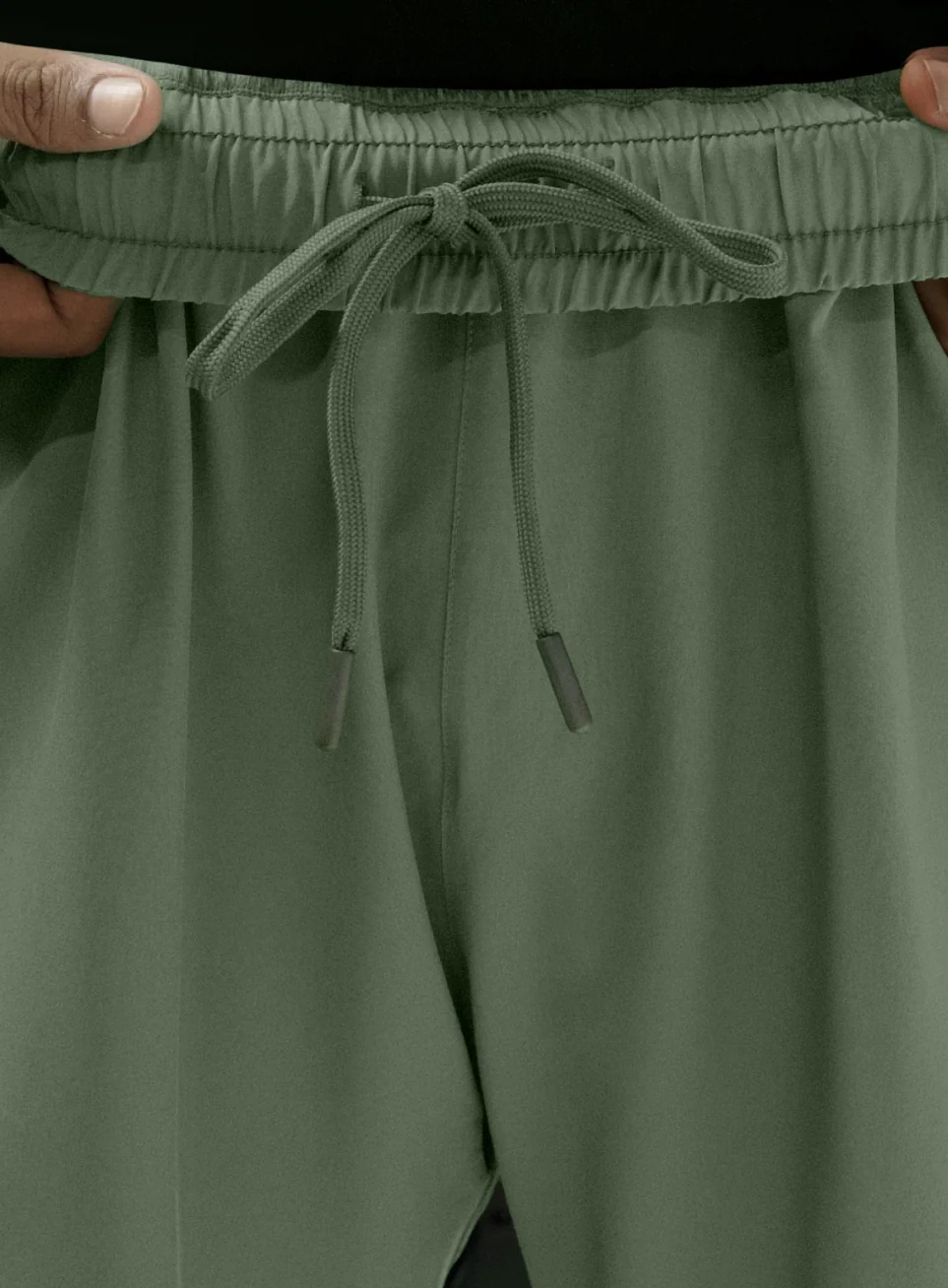 Men's Olive Runner's Essential Plus Size Trackpants - Image 8
