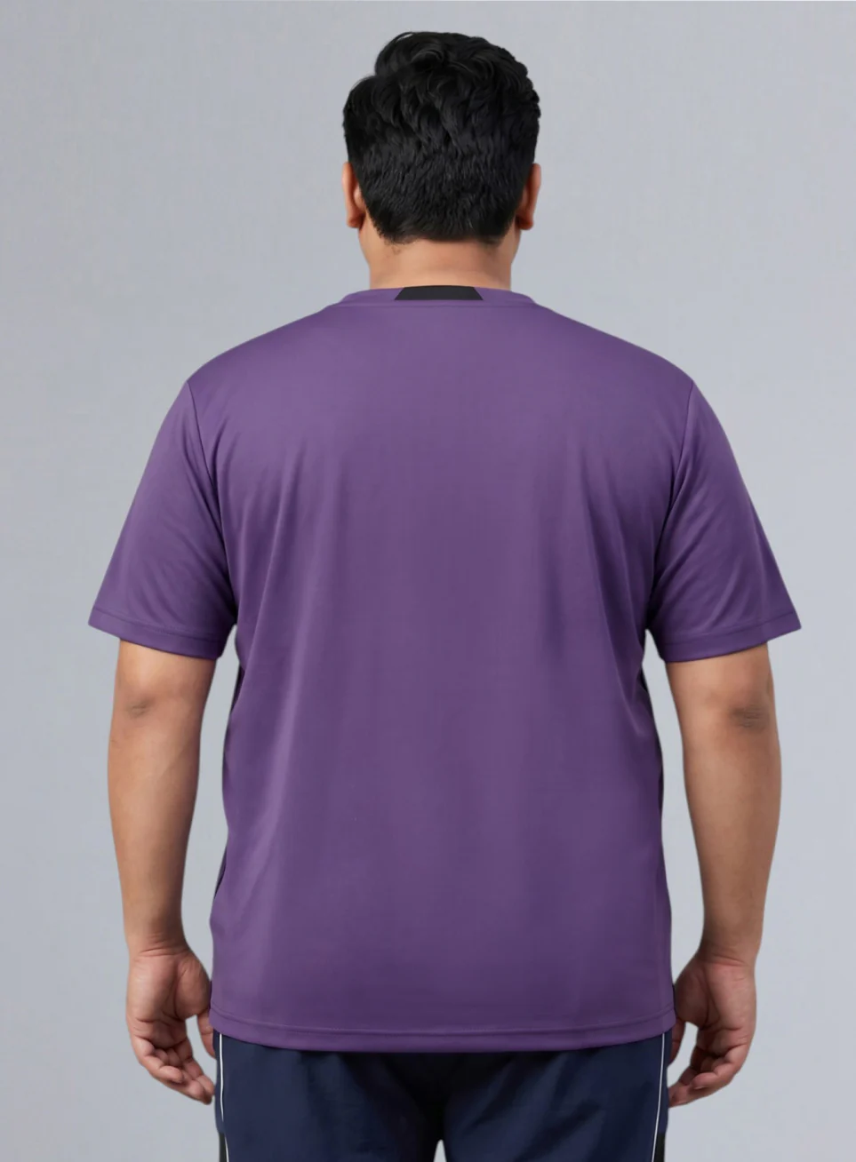 Men's Purple All Format Training Plus Size T-shirt - Image 6