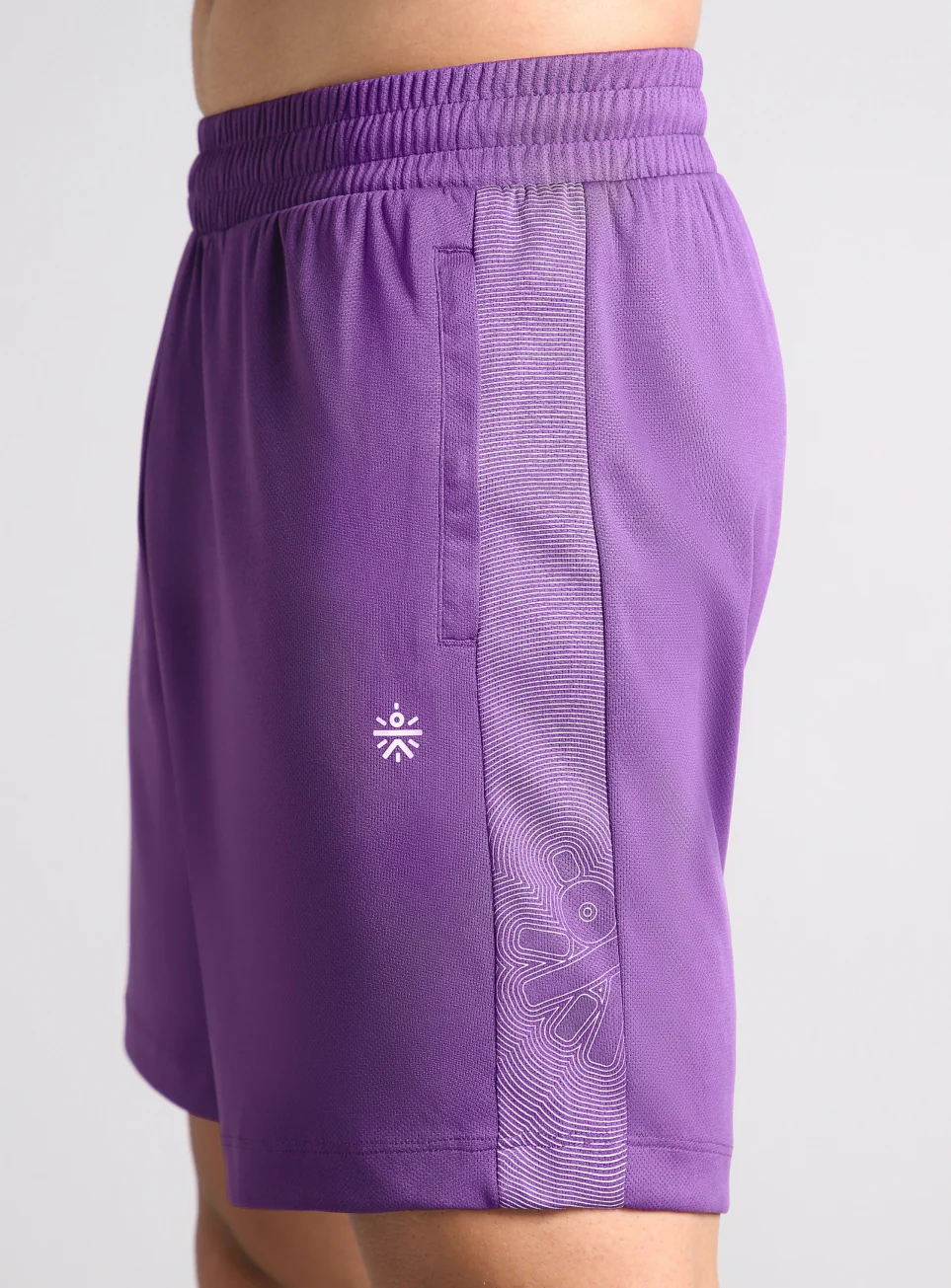 Men's Purple Power Move Training Shorts - Image 8