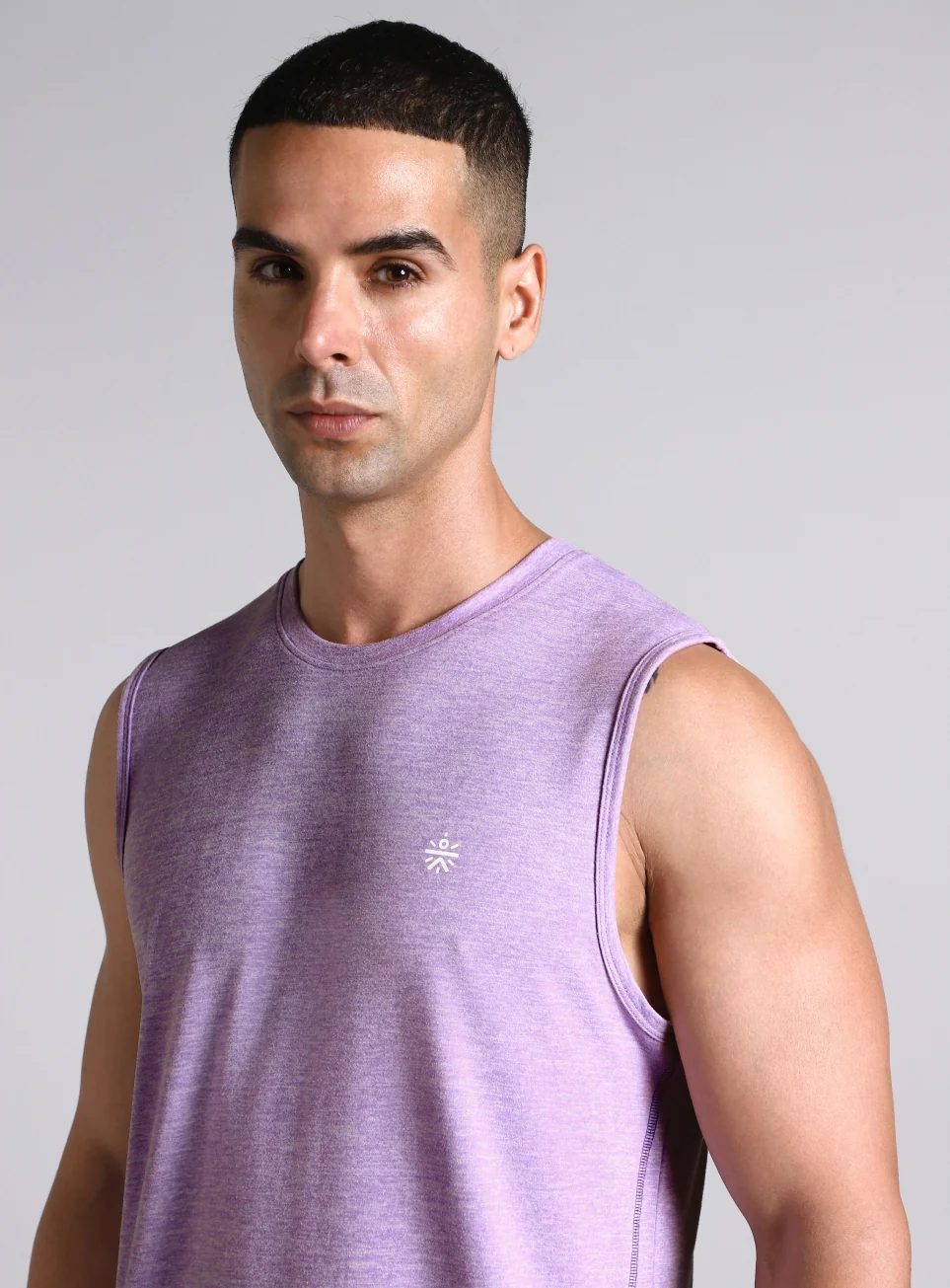 Men's Purple Training Essential COMFORtech Tank - Image 7