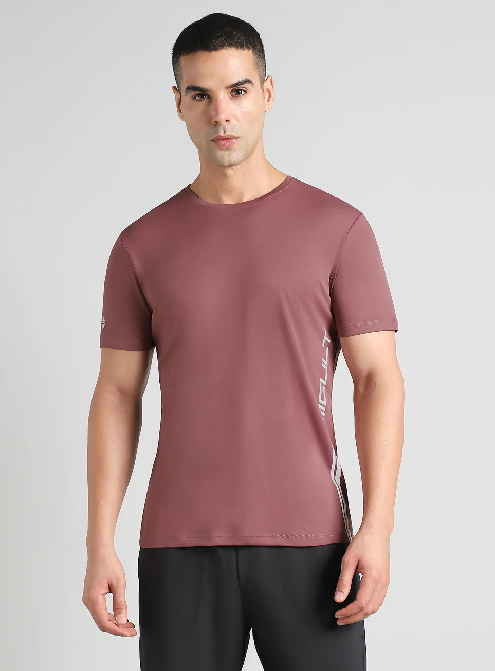 Men's Red Warm Up Training T-shirt - Image 4