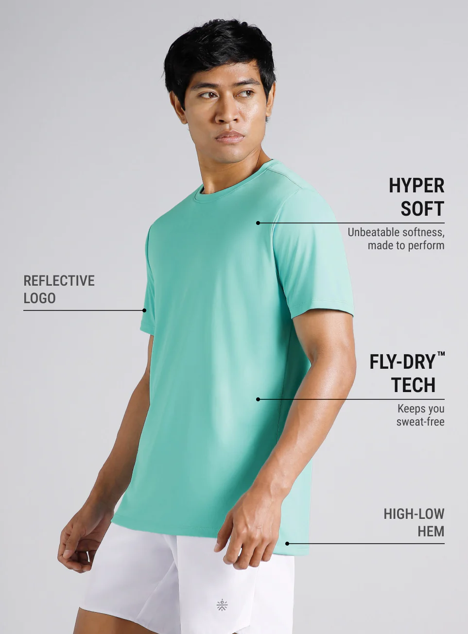 Men's Runner's Blue Essential T-shirt - Image 5