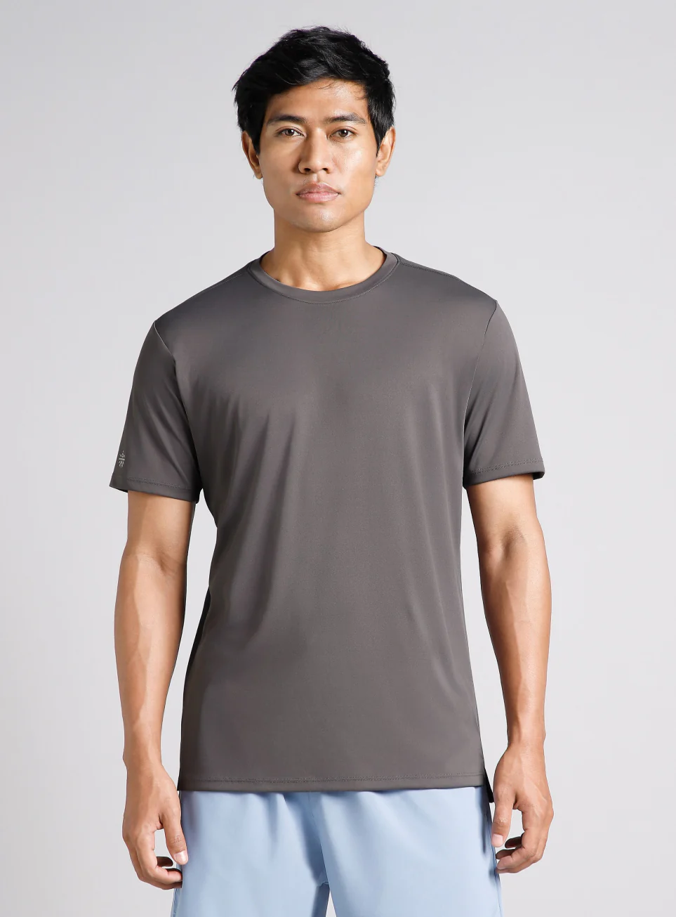 Men's Runner's Dark Grey Essential T-shirt - Image 4