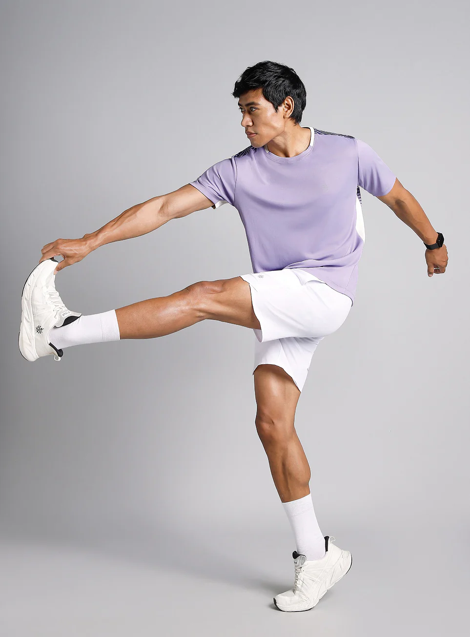 Men's Runner's Purple Flex Tee - Image 2