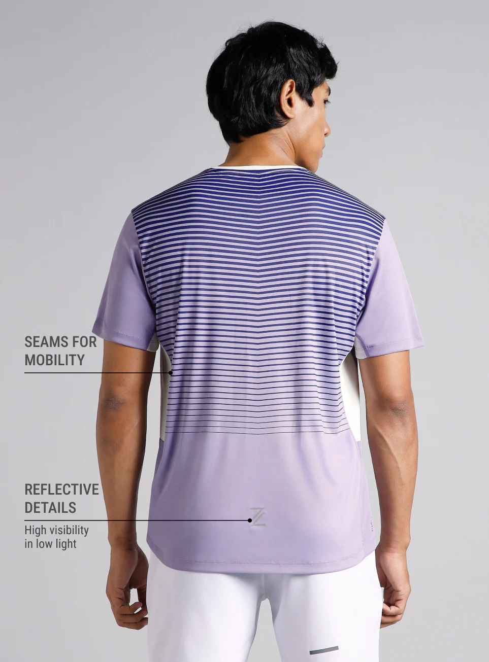 Men's Runner's Purple Flex Tee - Image 6