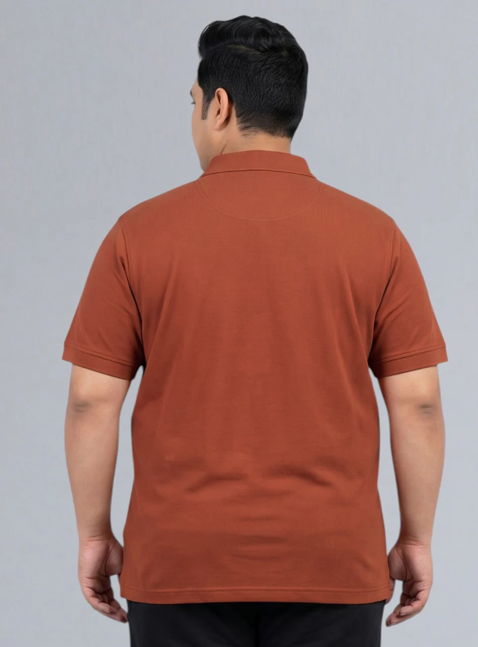 Men's Rust All Day Play Plus Size Polo T-shirt - Image 6
