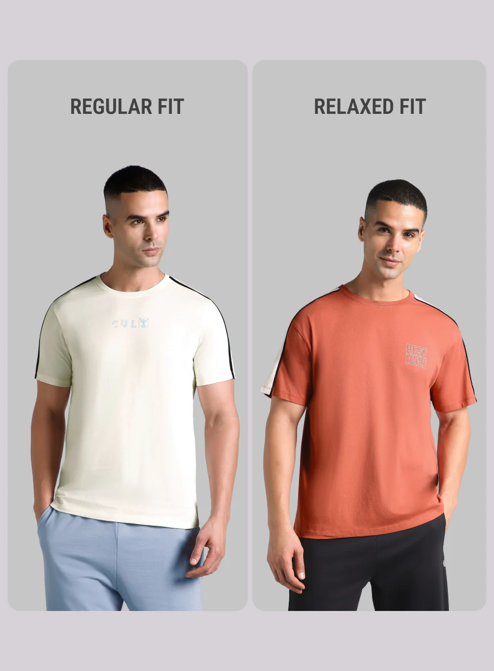 Men's Rust Rest Mode Relaxed Fit T-shirt - Image 10