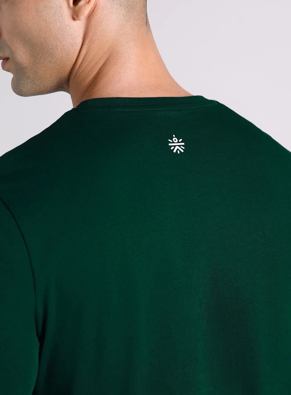 Men's Sea Green Courtside Print Full Sleeve T-shirt - Image 8