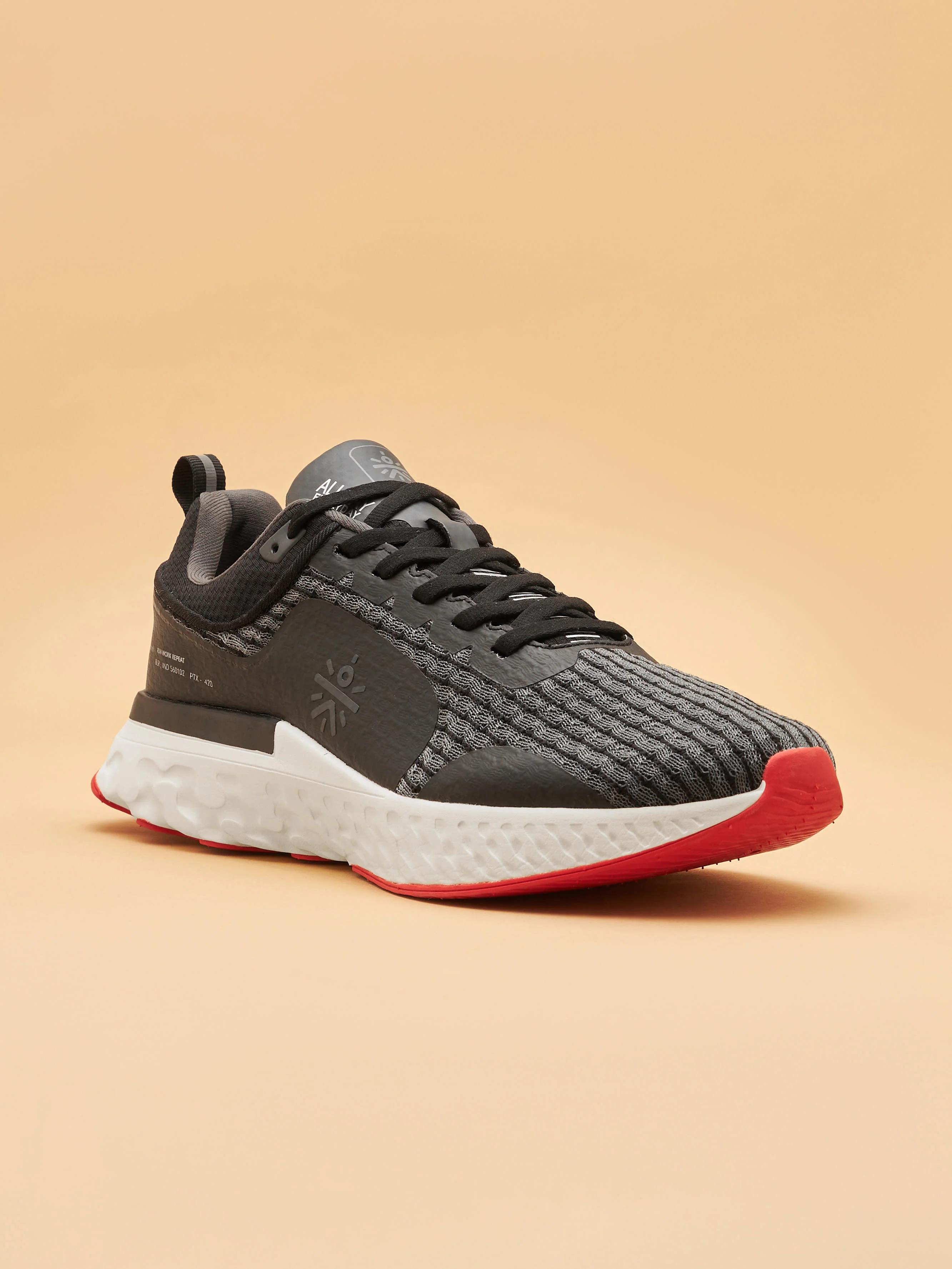 cult Versa Maze Men Running Shoes - Black - Image 7