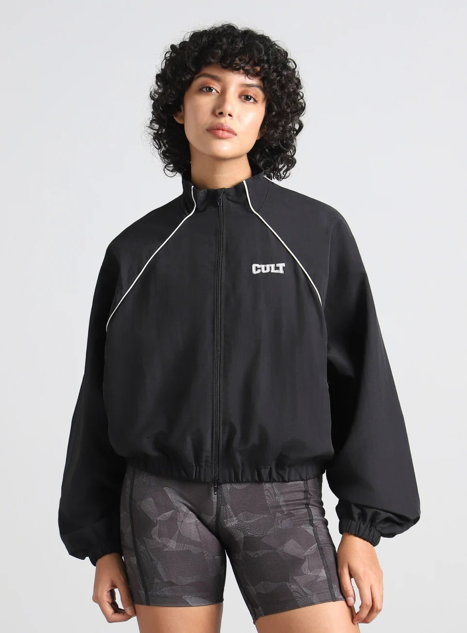 Women's Black Combat Pro Relaxed Fit Jacket - Image 4